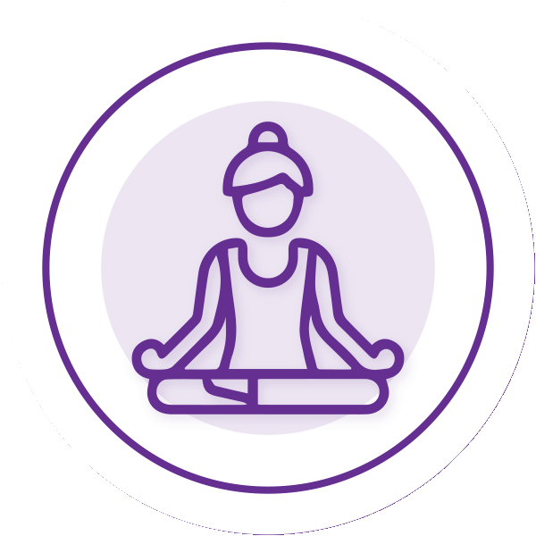Composure: person meditating