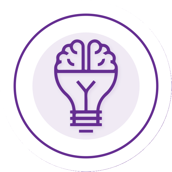 Reasoning: light bulb with a brain